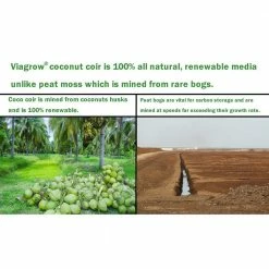 72 Qt. / 68 l / 18 Gal. Premium Coconut Reptile Substrate Coco Chips by Viagrow -Cheap Bird & Wildlife Supplies Store viagrow reptile supplies vrcc 1d 1000