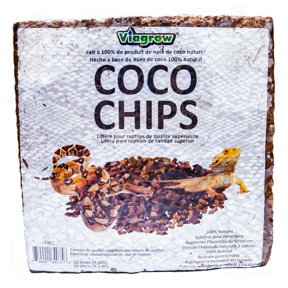 144 Qt./136 l/32 Gal. Premium Coconut Reptile Substrate Coco Chips (2-Pack) by Viagrow 6 144 Qt./136 l/32 Gal. Premium Coconut Reptile Substrate Coco Chips (2-Pack) by Viagrow - Image 6