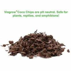 72 Qt. / 68 l / 18 Gal. Premium Coconut Reptile Substrate Coco Chips by Viagrow -Cheap Bird & Wildlife Supplies Store viagrow reptile supplies vrcc 40 1000