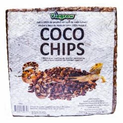 72 Qt. / 68 l / 18 Gal. Premium Coconut Reptile Substrate Coco Chips by Viagrow -Cheap Bird & Wildlife Supplies Store viagrow reptile supplies vrcc 77 1000