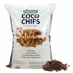 1.75 cu. ft. Coco Coir Chips, Premium Reptile Substrate Bedding 52 qt. / 50 L / 13 Gal. by Viagrow
