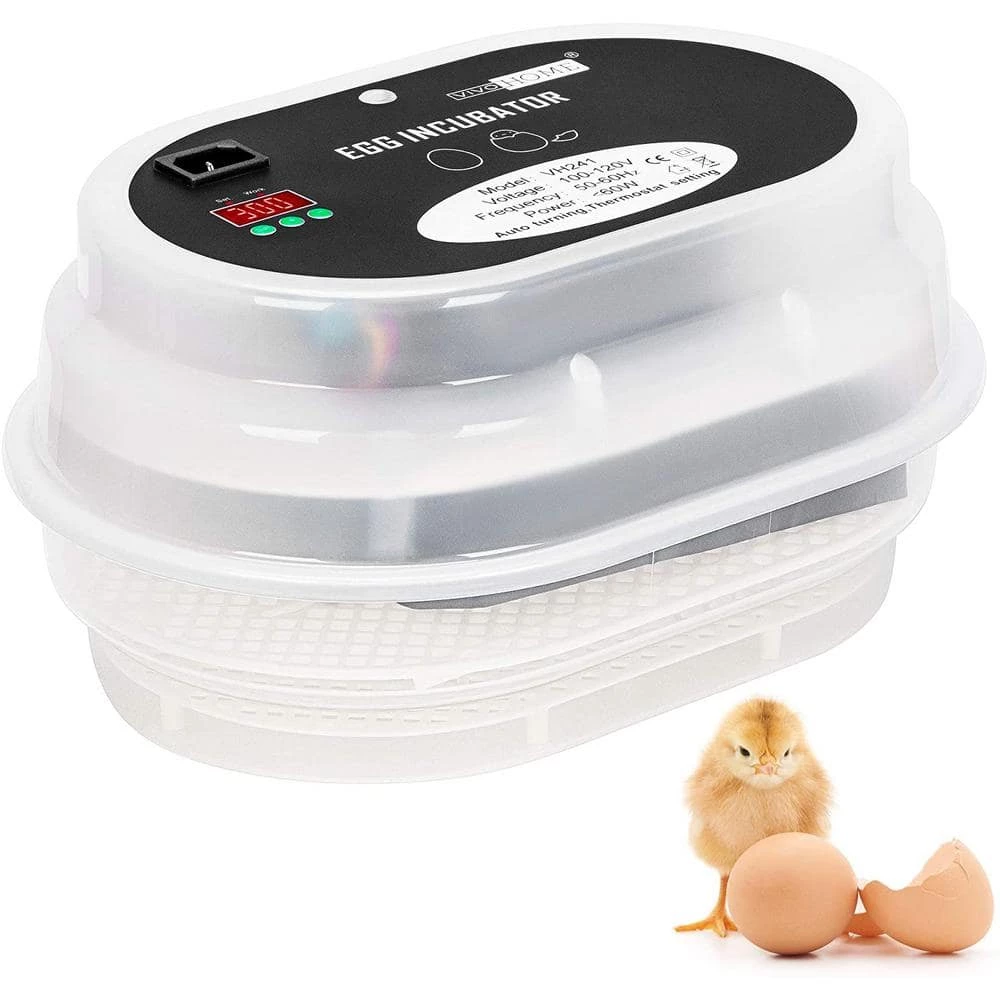Mini Digital Egg Incubator with Automatic Egg Turning and Temperature Control by VIVOHOME 1 Mini Digital Egg Incubator with Automatic Egg Turning and Temperature Control by VIVOHOME