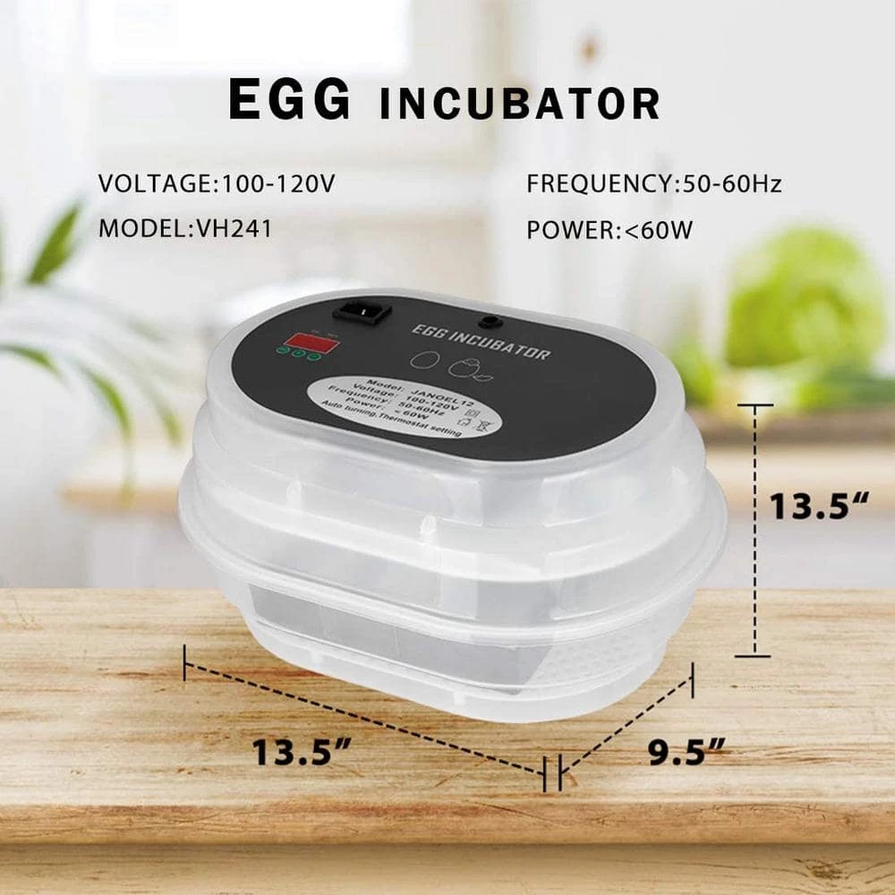 Mini Digital Egg Incubator with Automatic Egg Turning and Temperature Control by VIVOHOME 6 Mini Digital Egg Incubator with Automatic Egg Turning and Temperature Control by VIVOHOME - Image 6