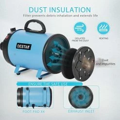 Adjustable Speed Pet Grooming Blower with 3 Different Nozzles Glove and Comb by VIVOHOME -Cheap Bird & Wildlife Supplies Store vivohome pet baths x002upiw6x 4f 1000