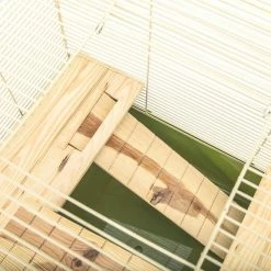 Natural's Rat Cage with Wooden Shelves and Ramps - 20.5 in. x 16.5 in. x 15.5 in. by Ware -Cheap Bird & Wildlife Supplies Store ware beds cages 16063 fa 1000