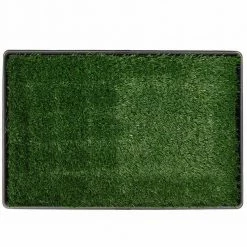 20 in. x 30 in. Puppy Potty Training Artificial Grass Mat by ANGELES HOME