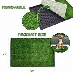 20 in. x 30 in. Puppy Potty Training Artificial Grass Mat by ANGELES HOME 8 20 in. x 30 in. Puppy Potty Training Artificial Grass Mat by ANGELES HOME -Cheap Bird & Wildlife Supplies Store waste disposal systems m73 8ps71 66 1000