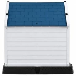 30.5 in. W x 33.5 in. D x 33 in. H Indoor Outdoor Plastic Waterproof Ventilate Pet Dog House - Medium by WELLFOR 15 30.5 in. W x 33.5 in. D x 33 in. H Indoor Outdoor Plastic Waterproof Ventilate Pet Dog House - Medium by WELLFOR -Cheap Bird & Wildlife Supplies Store white and blue dog houses ps hwy 7065 m fa 1000