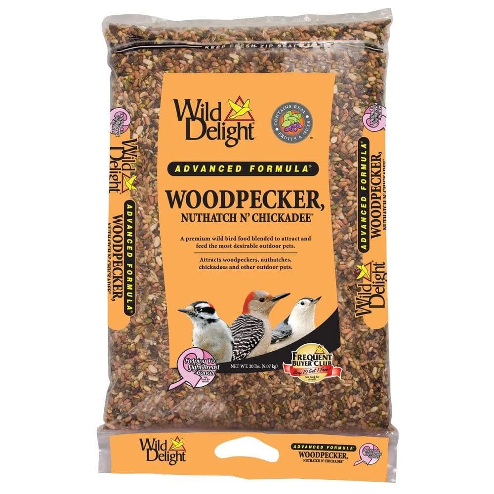 20 lb. Woodpecker Bird Food Bag by Wild Delight 1 20 lb. Woodpecker Bird Food Bag by Wild Delight