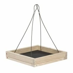Hanging Tray Wood Bird Feeder - 1.6 lb. Capacity by Perky-Pet