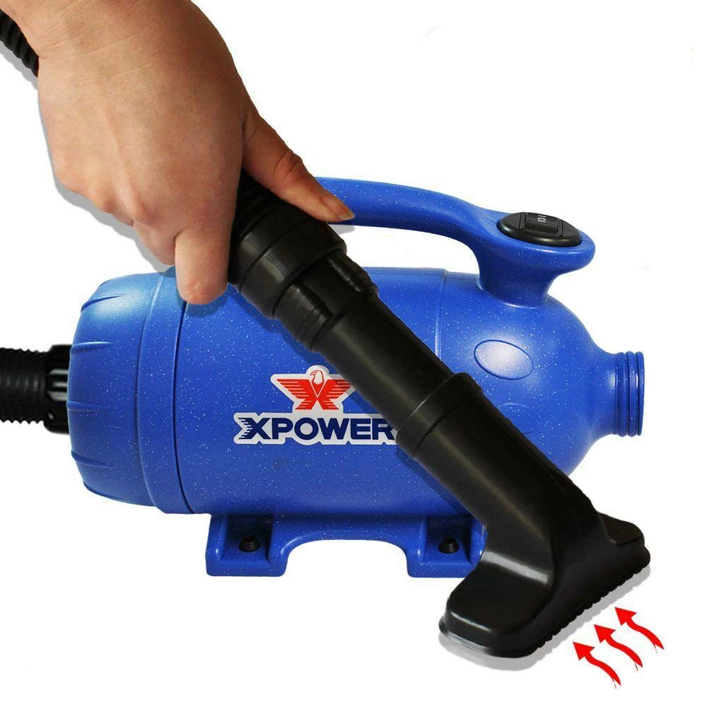 2 HP Green Pro-At-Home Pet Dryer with Vacuum by XPOWER 4 2 HP Green Pro-At-Home Pet Dryer with Vacuum by XPOWER - Image 4
