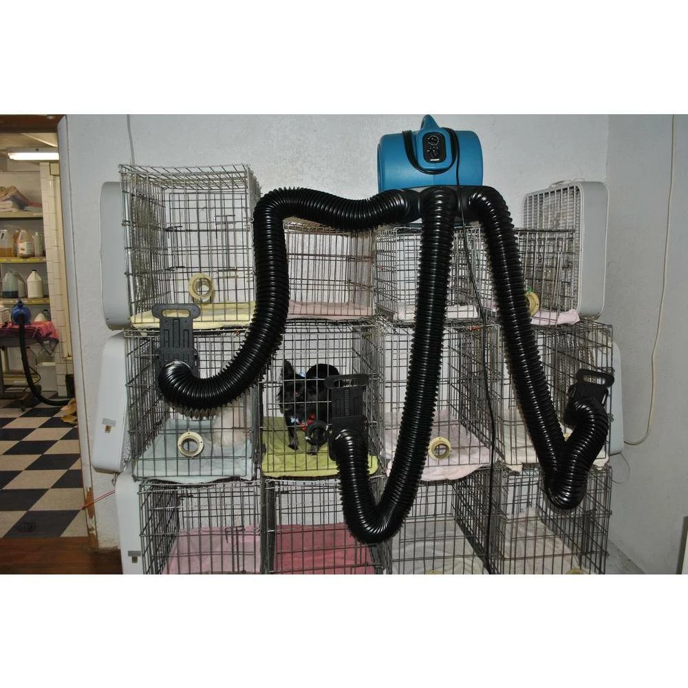 3/4 HP Professional Cage Dryer with Multi Cage Drying Hose Kit by XPOWER 6 3/4 HP Professional Cage Dryer with Multi Cage Drying Hose Kit by XPOWER - Image 6