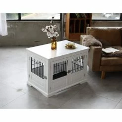 White Fairview Triple Door Dog Crate - Large by zoovilla 9 White Fairview Triple Door Dog Crate - Large by zoovilla -Cheap Bird & Wildlife Supplies Store zoovilla dog cages pth1072020100 44 1000