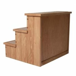 Canadian Hemlock Wooden Pet Stairs with Storage by zoovilla -Cheap Bird & Wildlife Supplies Store zoovilla dog steps ramps ptr0082212010 c3 1000