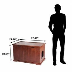 Walnut Cat Washroom Bench Litter Box Cover by zoovilla 10 Walnut Cat Washroom Bench Litter Box Cover by zoovilla -Cheap Bird & Wildlife Supplies Store zoovilla litter boxes houses mps012 44 1000