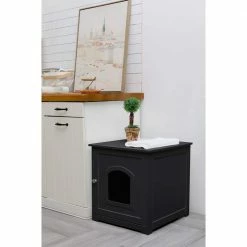 Black Kitty Loo Litter Box Cover by zoovilla 15 Black Kitty Loo Litter Box Cover by zoovilla -Cheap Bird & Wildlife Supplies Store zoovilla litter boxes houses pth0901721710 31 1000